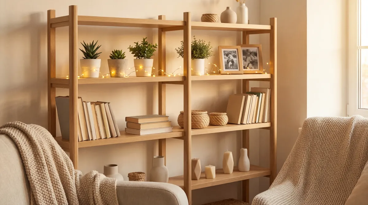 Styled shelf decoration